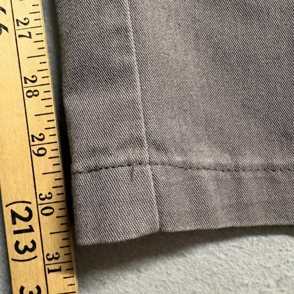 Dickies Flex Mens 34x32 Gray Chino Pants Straight Leg Flat Front Workwear