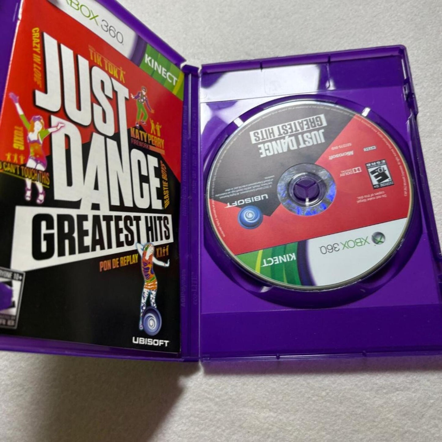 Just Dance Greatest Hits Xbox 360 Kinect Game Ubisoft Tested Working