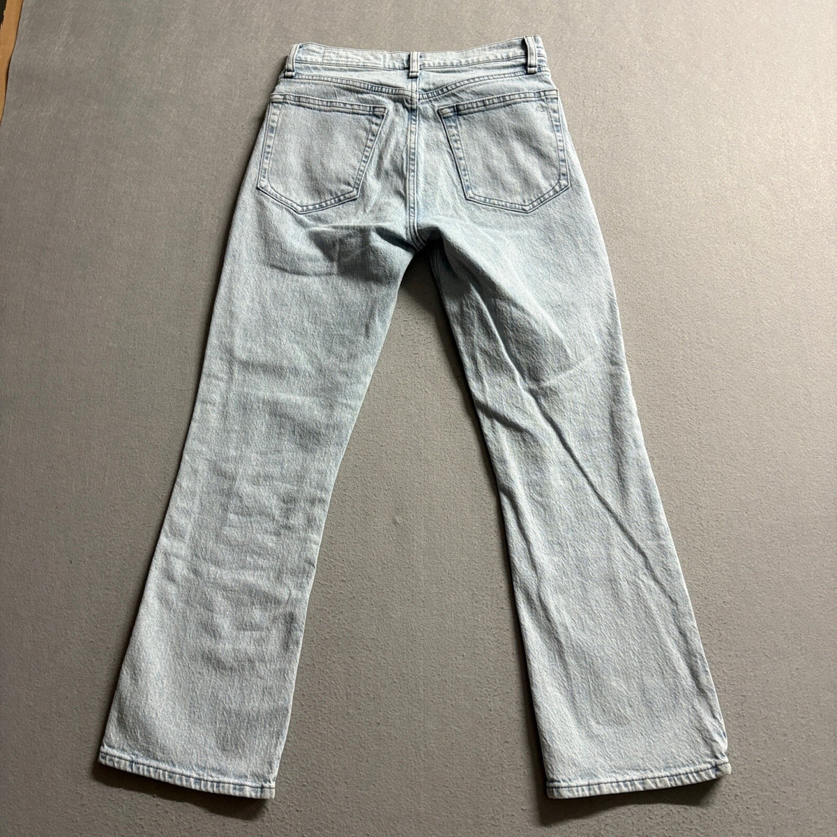 Rag & Bone Piper Crop Straight Leg Jeans Womens Size 25 Hatfield Light Wash