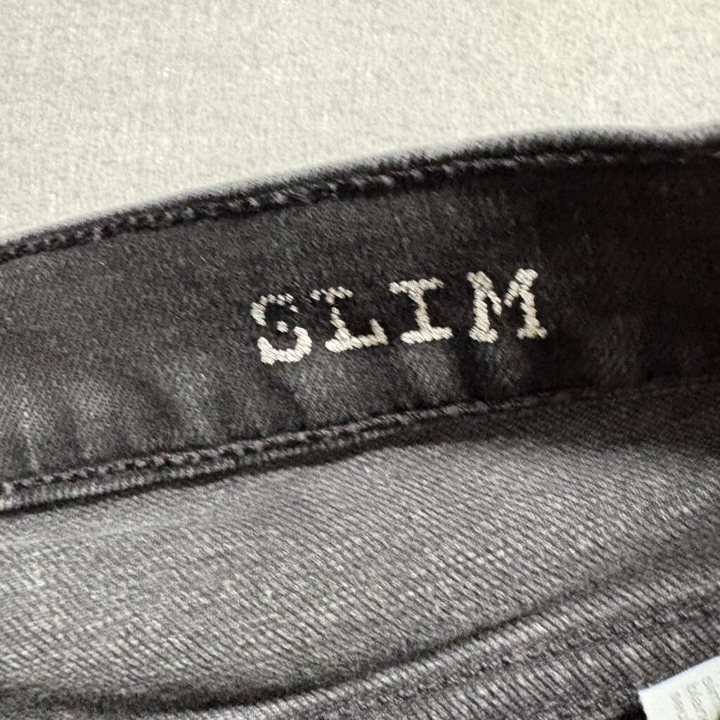 Madewell Slim Jeans Mens 32x30 Black Distressed Ripped Denim Pants