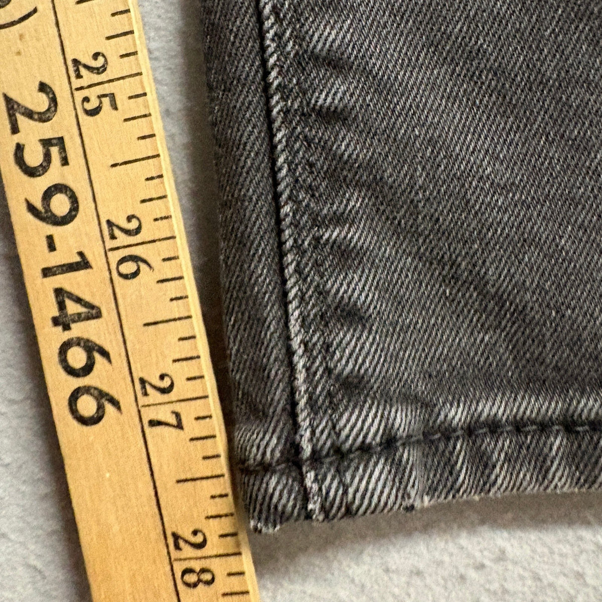 Denizen from Levis 216 Slim Fit Jeans Mens 31x30 Gray Black Stretch Denim