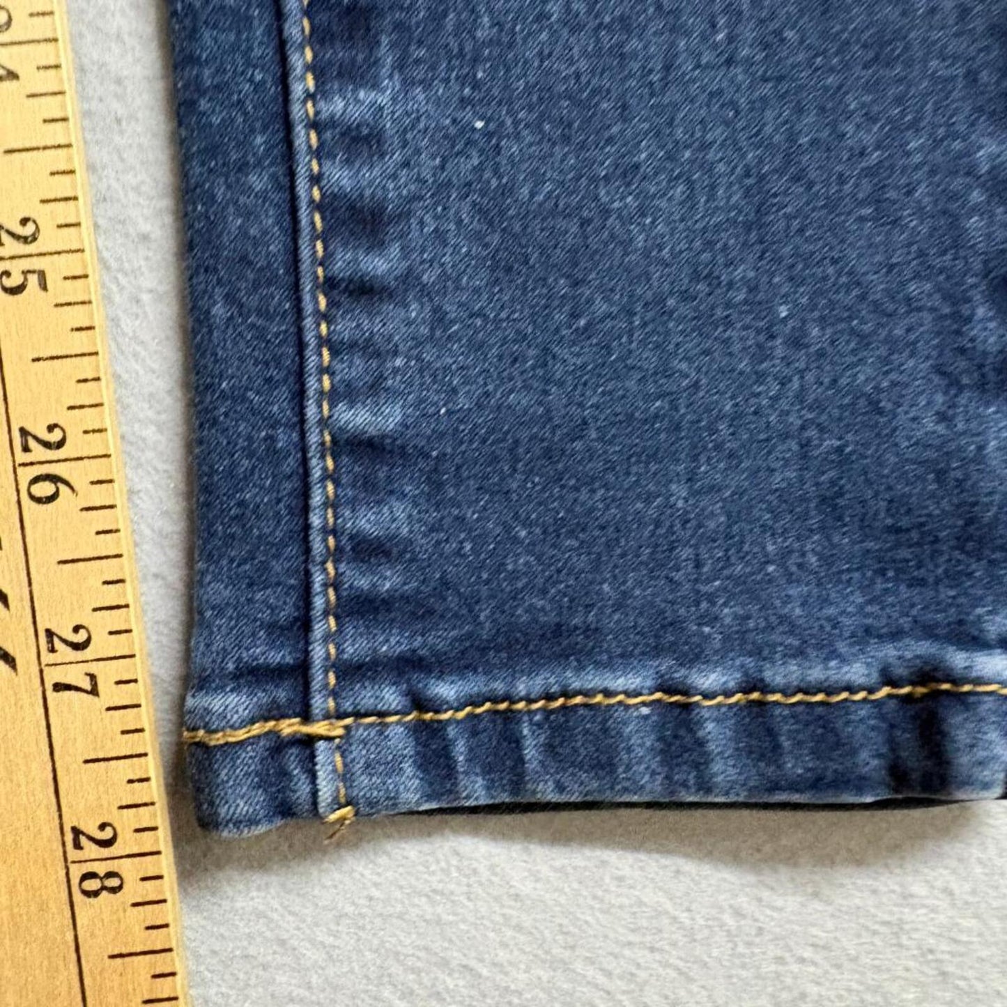 Ling Collection High Rise Skinny Jeans Womens 9/10 Dark Wash Stretch Denim Blue