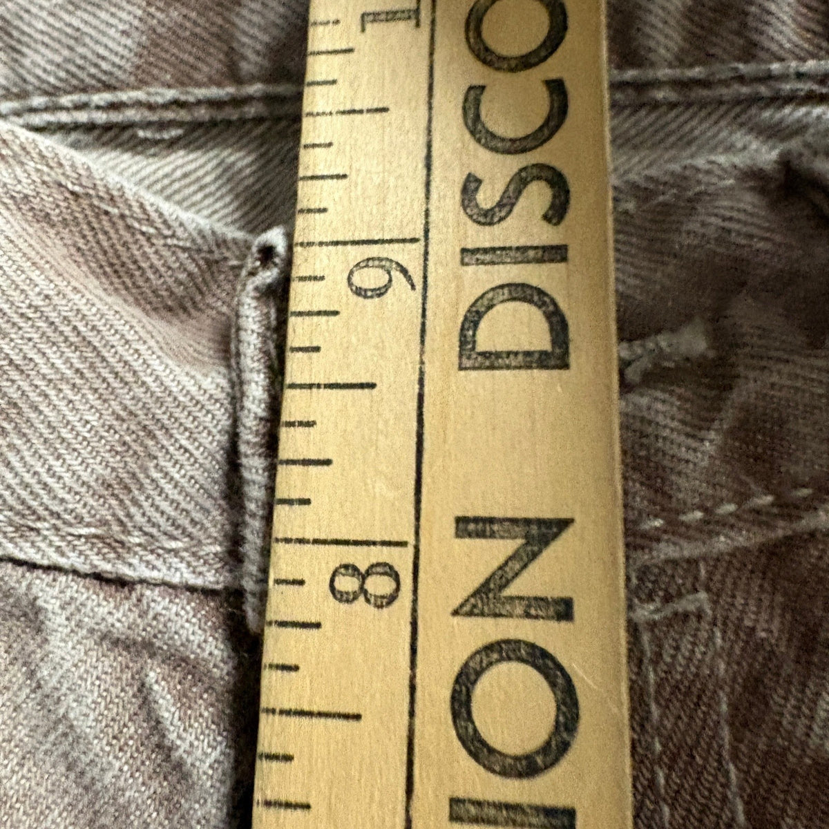 Levi's Premium 501 Original Fit Jeans Mens W30 L30 Brown Beige Denim Button Fly