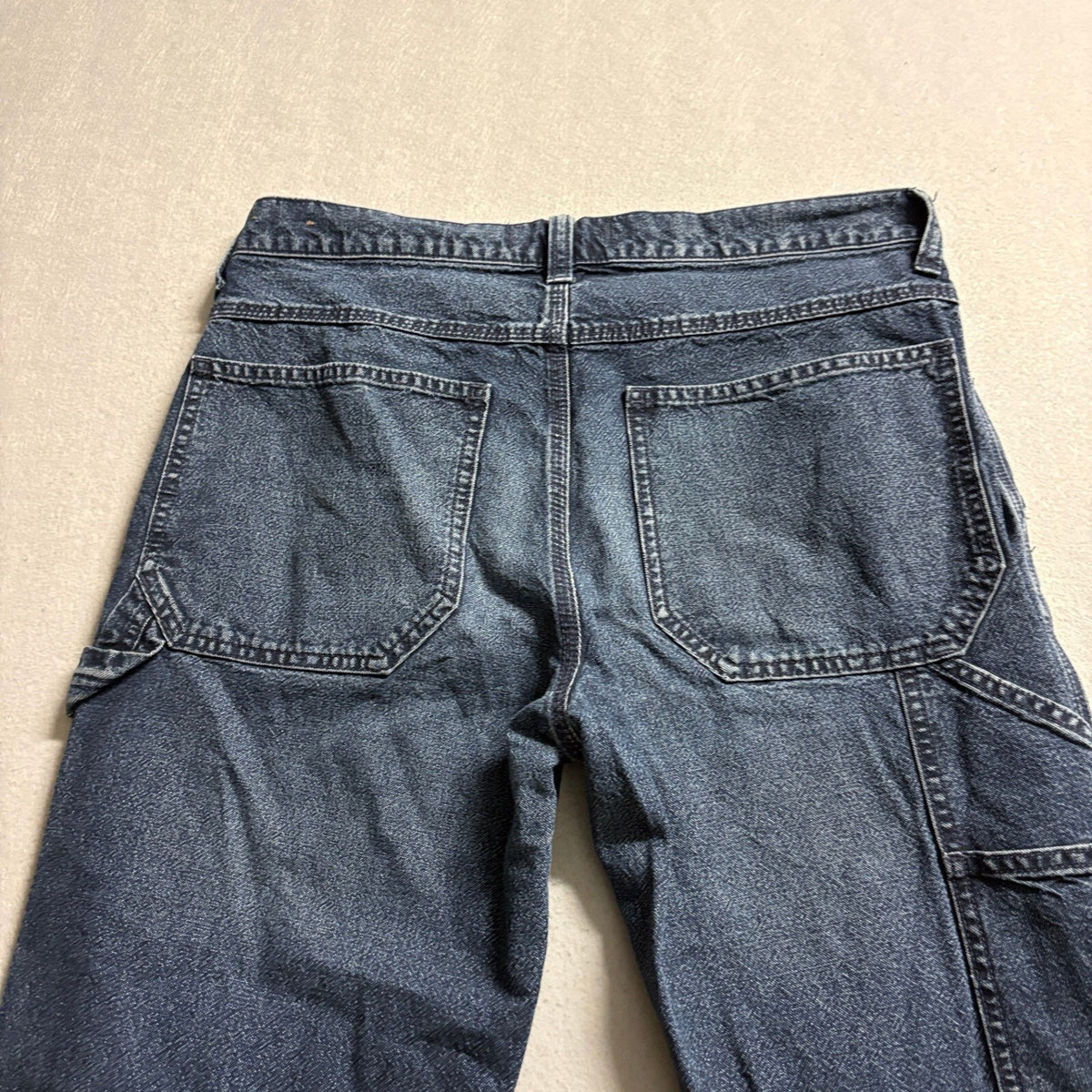 Madewell Workwear Carpenter Jeans Mens Size 31x30 Blue Denim Button Fly 100
