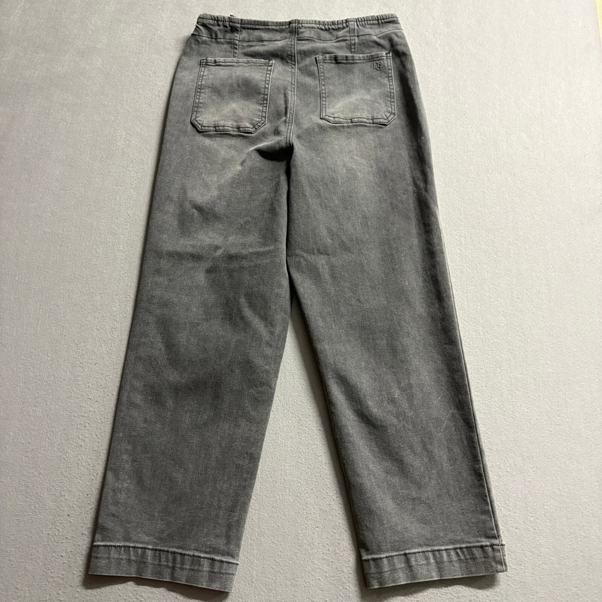 Diane Gilman DG2 Classic Stretch Denim Pants Womens Size 10T Gray Pull On Jeans