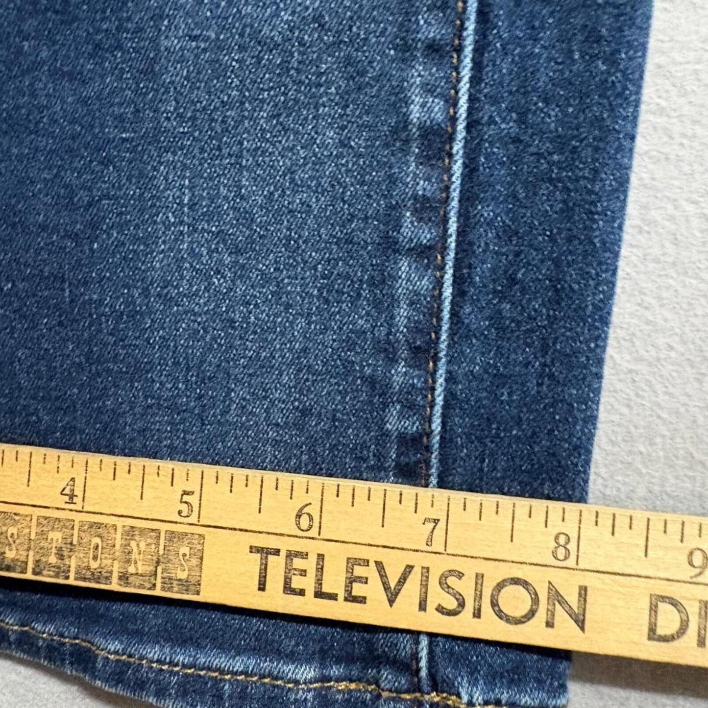 Hudson Signature Bootcut Jeans Womens 29 Blue Denim Flap Pocket Stretch