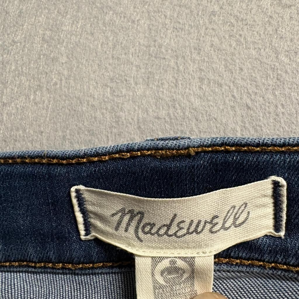 Madewell 10 High Rise Skinny Jeans Womens 27 Blue Denim Stretch Tencel Blend
