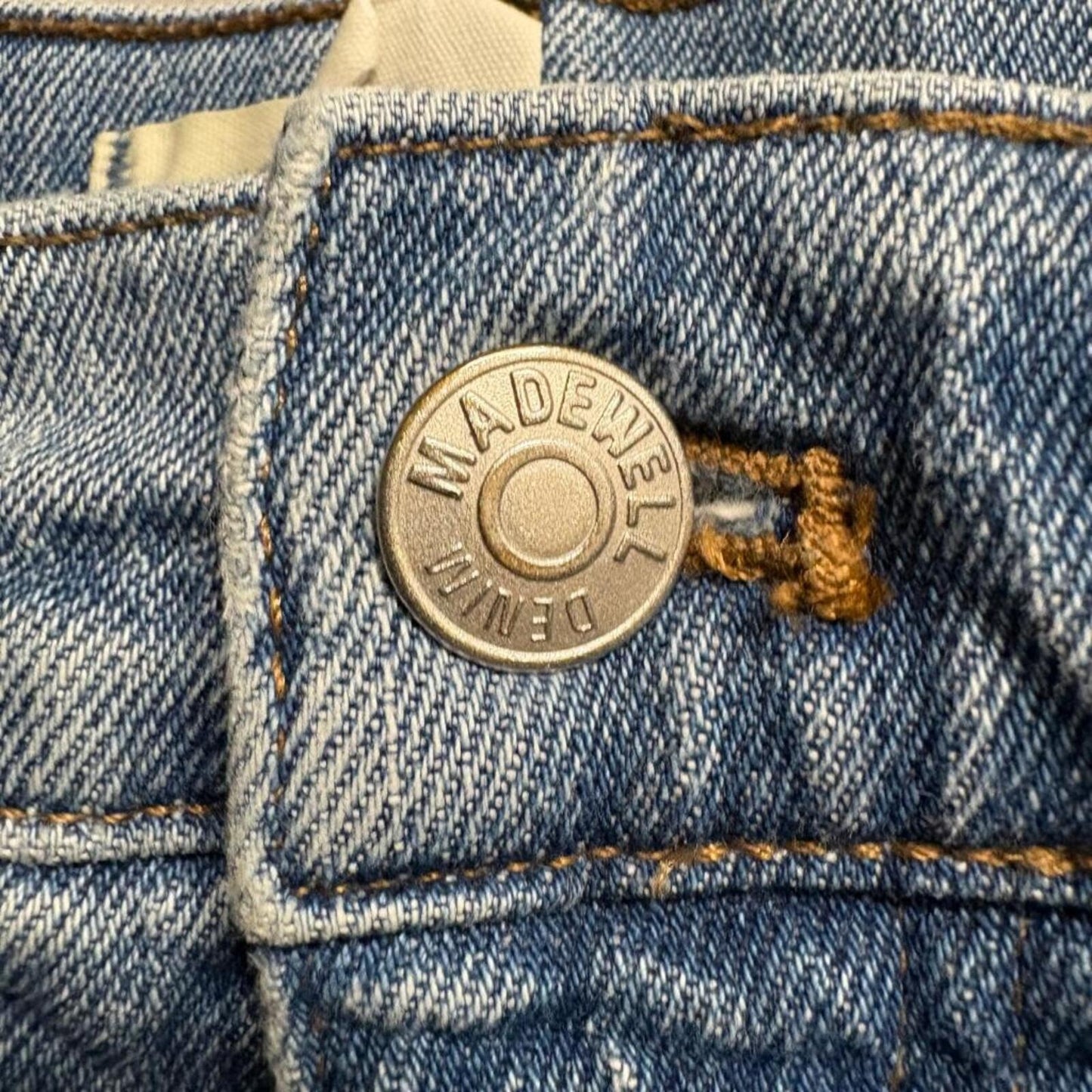 Madewell The 90s Straight Jeans Womens Size 28 Medium Wash Blue Denim