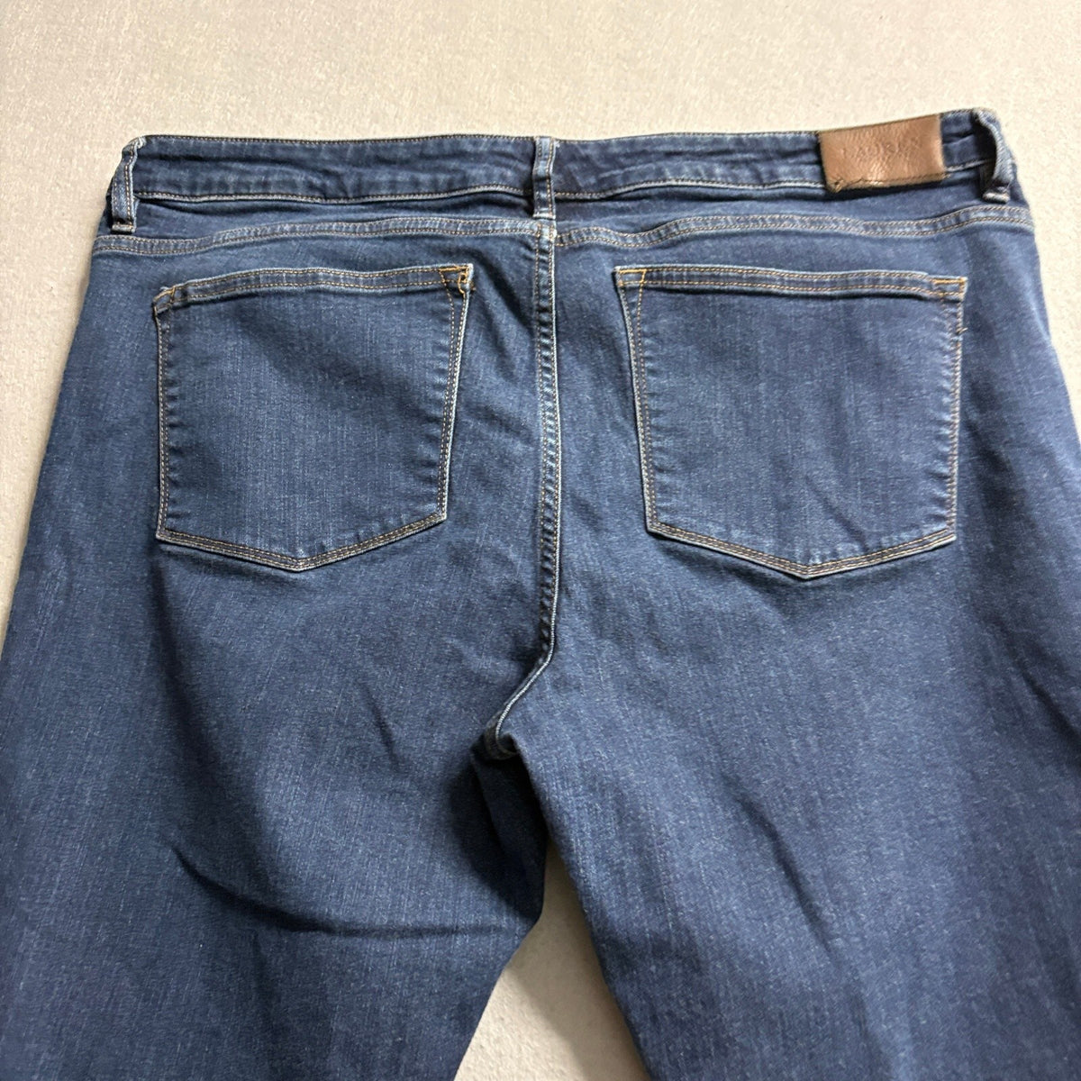 Lauren Ralph Lauren Jeans Womens 16 Blue Denim Stretch Skinny Leg Pants