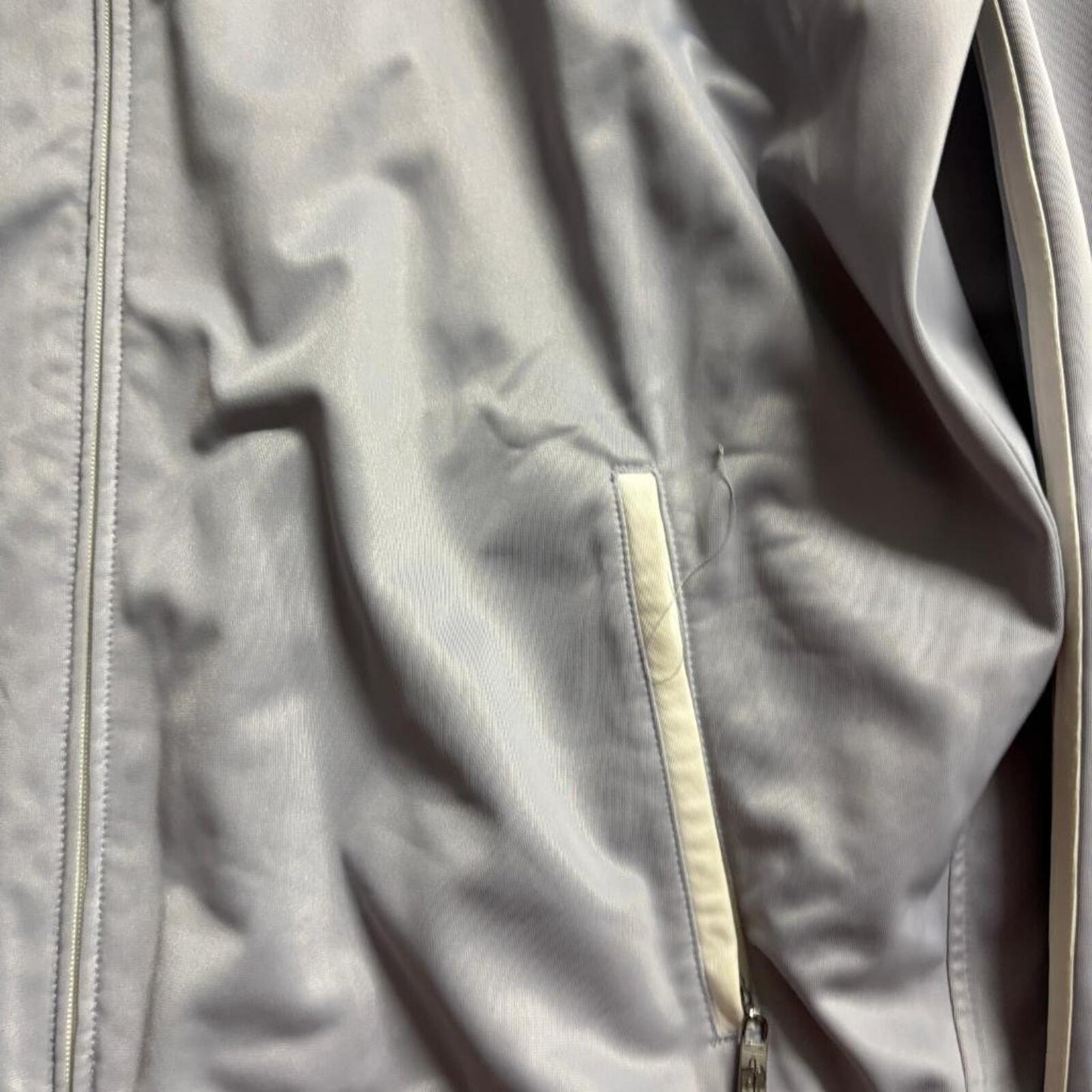 Sean John Vintage Track Jacket Mens XL Gray Polyester Full Zip Y2K Hip Hop