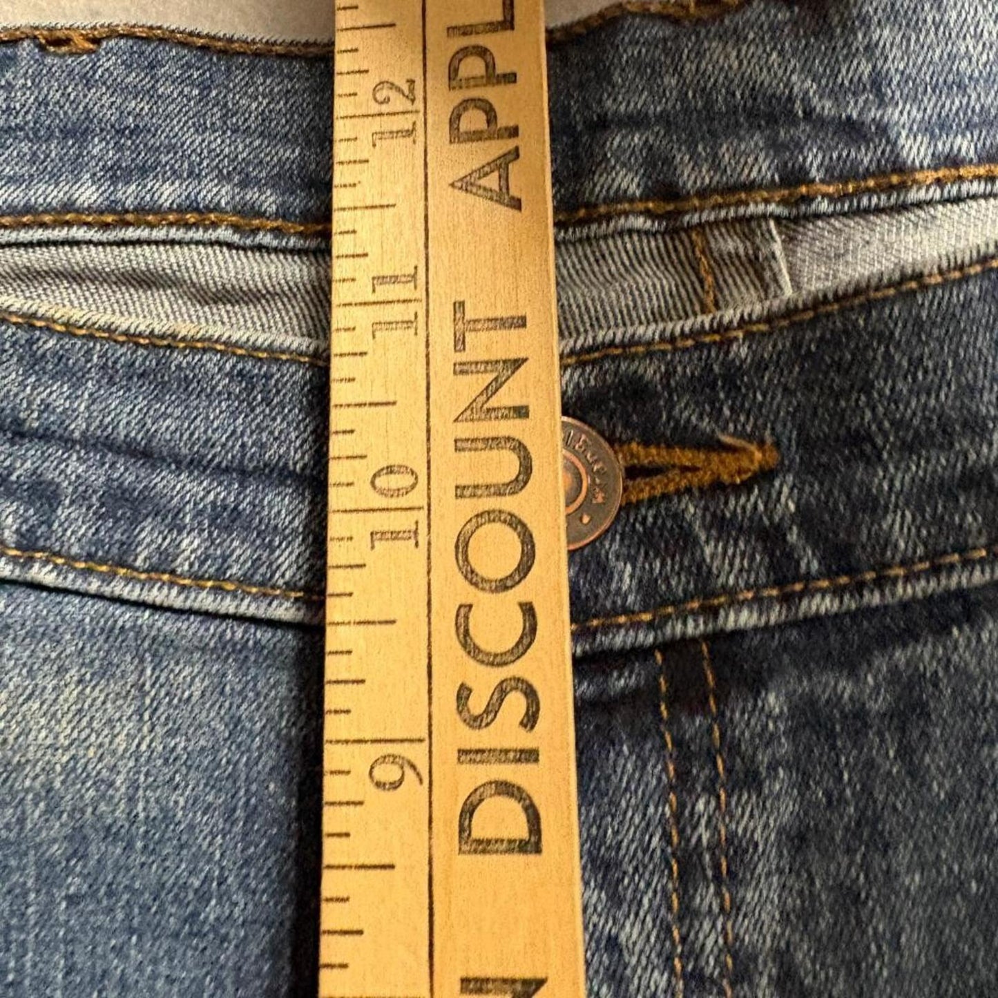 Wrangler Comfort Guaranteed Jeans Mens 38x29 Blue Denim Stretch Straight Leg