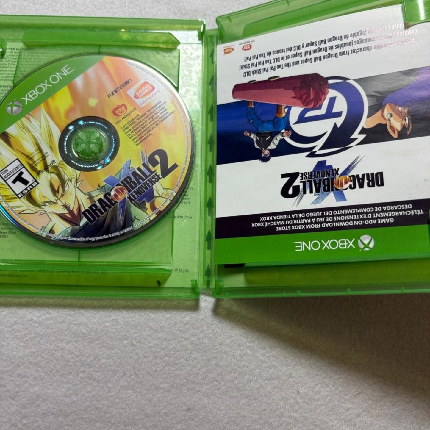 Dragon Ball Xenoverse 2 Day One Edition Xbox One Game Complete with Insert CIB