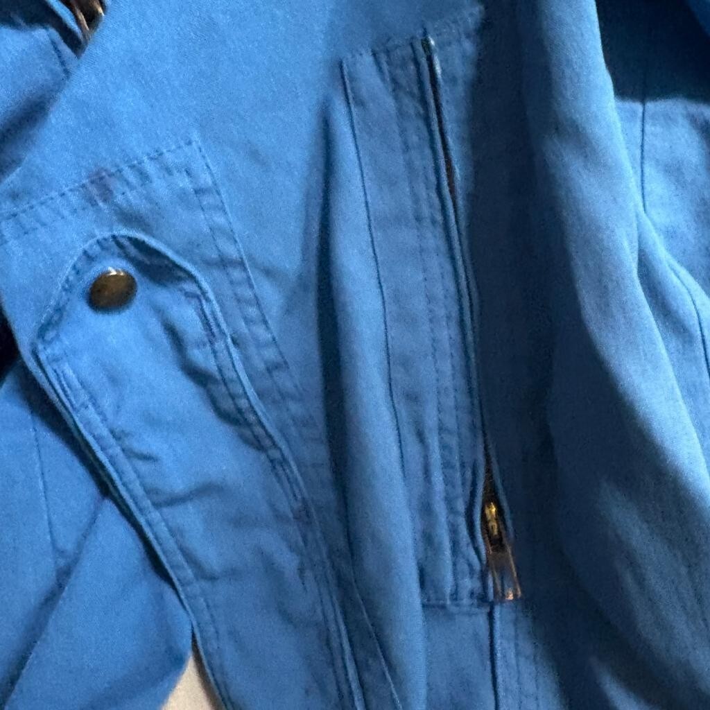 Gibson Barnes Flight Suit Blue Nomex IIIA Flame Resistant Coveralls Size 46