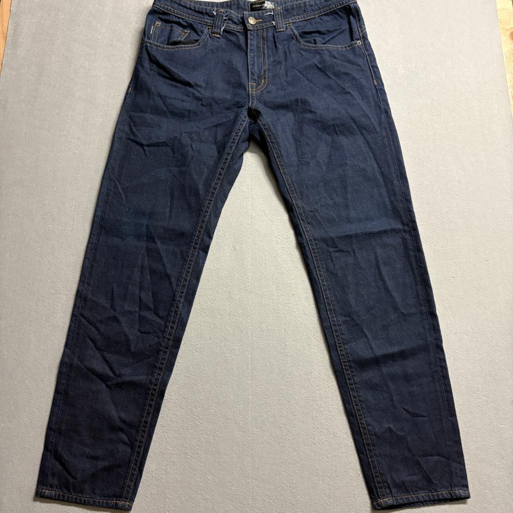 London Brigade Italian Premium Fabric Jeans Mens 38 Dark Wash Stretch Denim