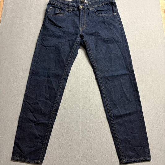 London Brigade Italian Premium Fabric Jeans Mens 38 Dark Wash Stretch Denim