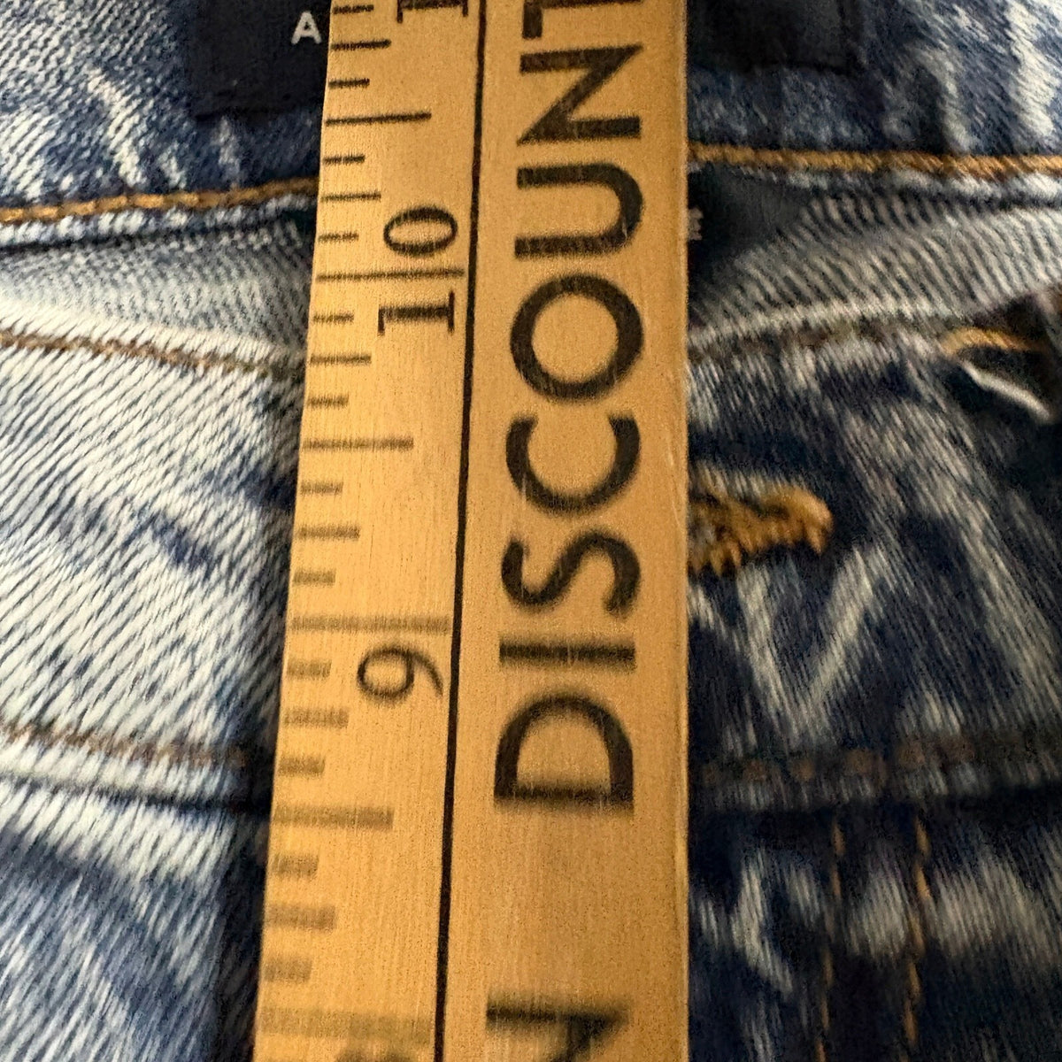 Aeropostale High Rise Flare Jeans Womens Size 2R Distressed Blue Denim Stretch