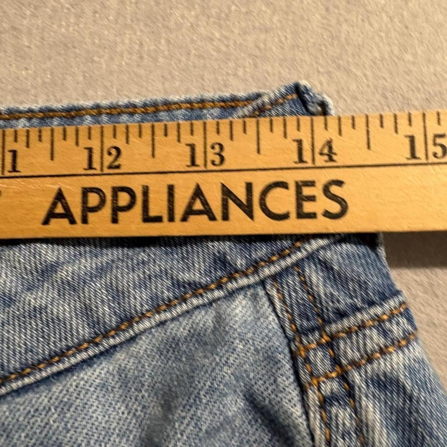 Wild Fable Mid Rise Baggy Cargo Jeans Womens Size 0 Blue Denim Wide Leg Pants
