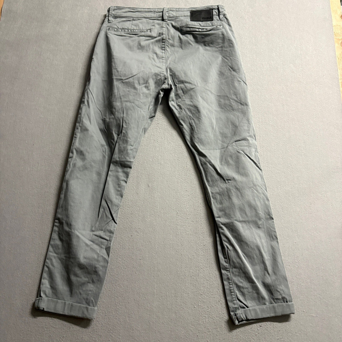 Mavi Johnny Slim Leg Pants Mens 32x32 Gray Cotton Stretch Chino Trousers