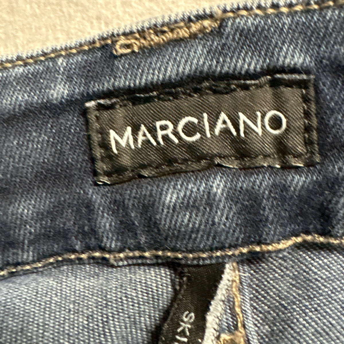 Marciano Guess Women Skinny Jeans No 6 Dark Wash Blue Size 27 Made in USA