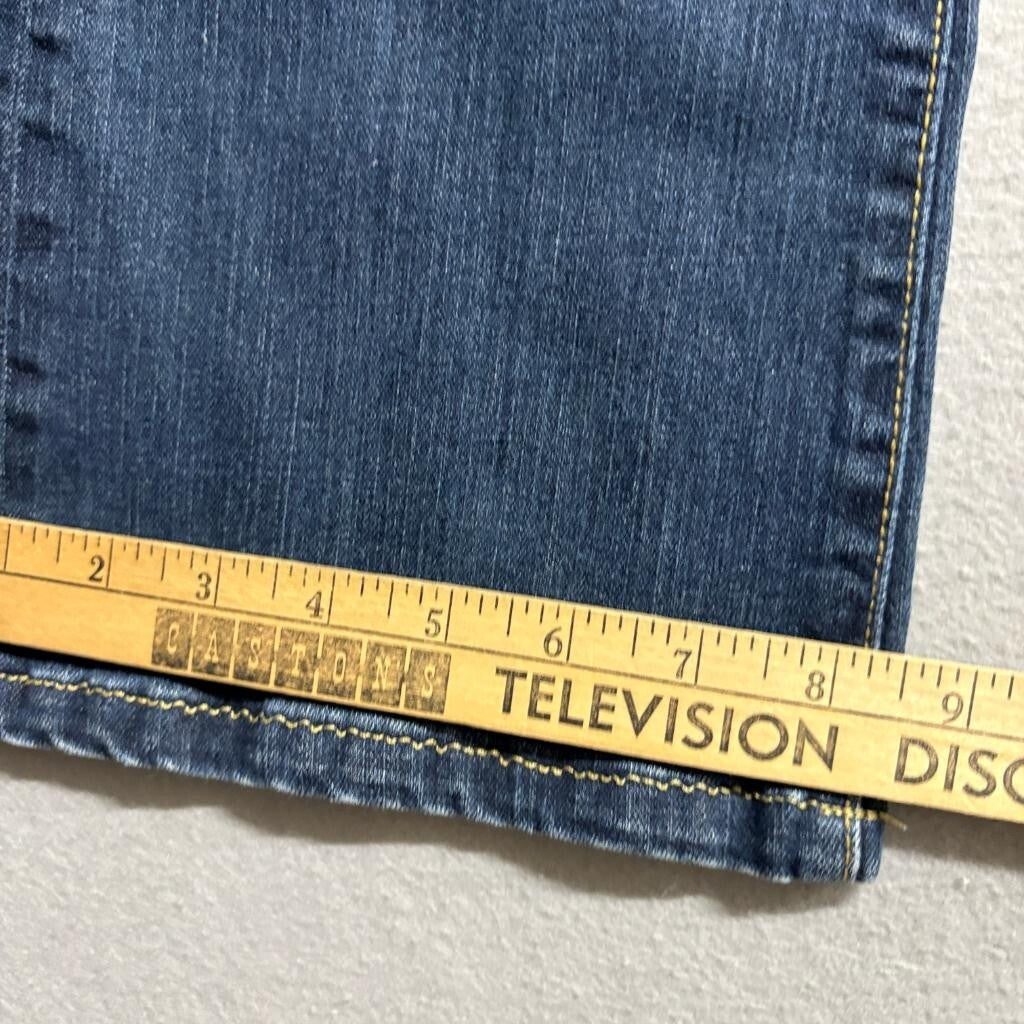 Guess Boot Low Jeans Womens 32 Blue Denim Low Rise Bootcut Stretch