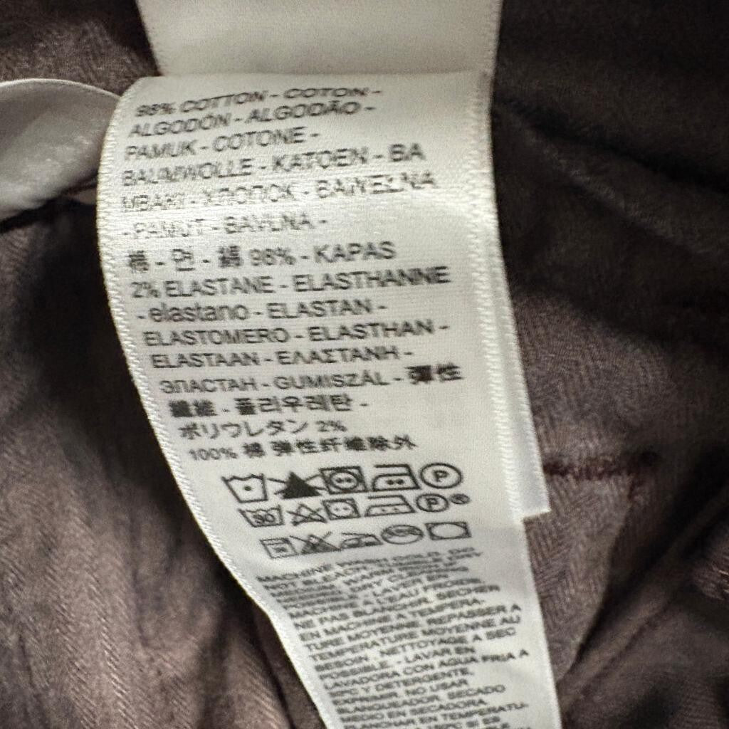 Levis XX Chino Pants Mens 30x30 Brown Standard Taper Stretch Casual Cotton
