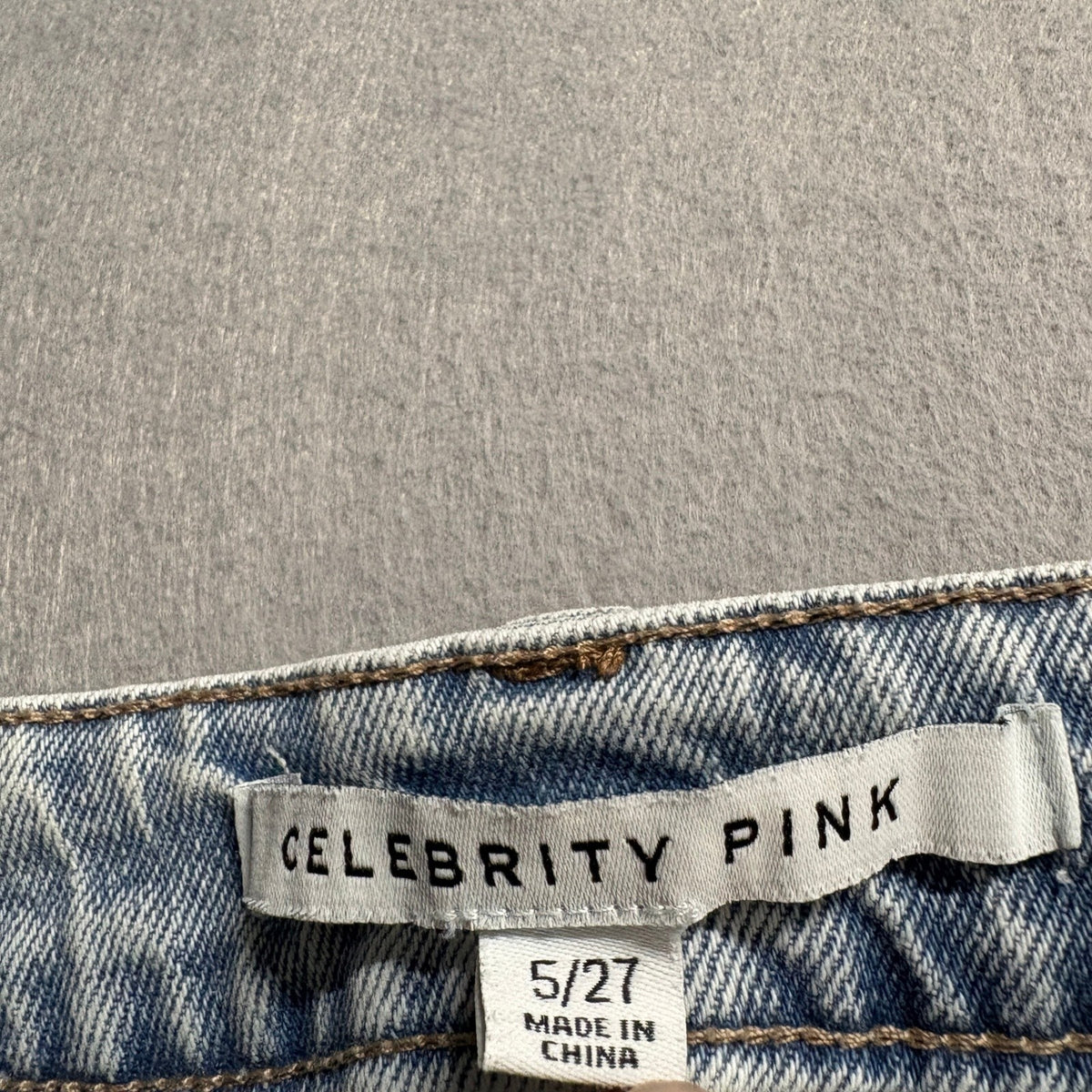 Celebrity Pink Wide Leg Jeans Womens Size 5 / 27 Light Wash High Rise Stretch
