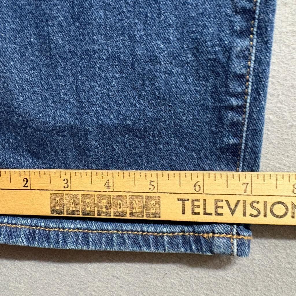 Gloria Vanderbilt Boyfriend Jeans Womens 14 Medium Wash Blue Stretch Denim