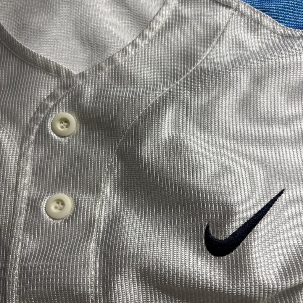 Vintage Nike Made in Italy Baseball Jersey and Shorts Set Mens Small White Blue