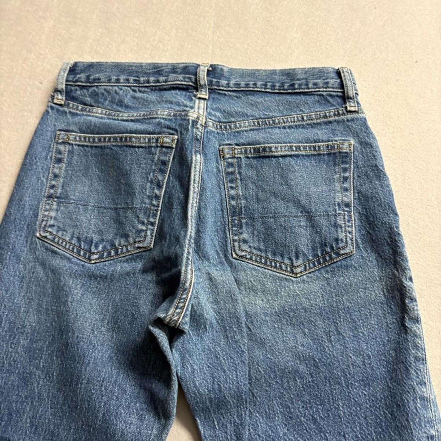 Free Assembly Modern Straight Jeans Womens 29x30 Medium Wash Stretch Denim