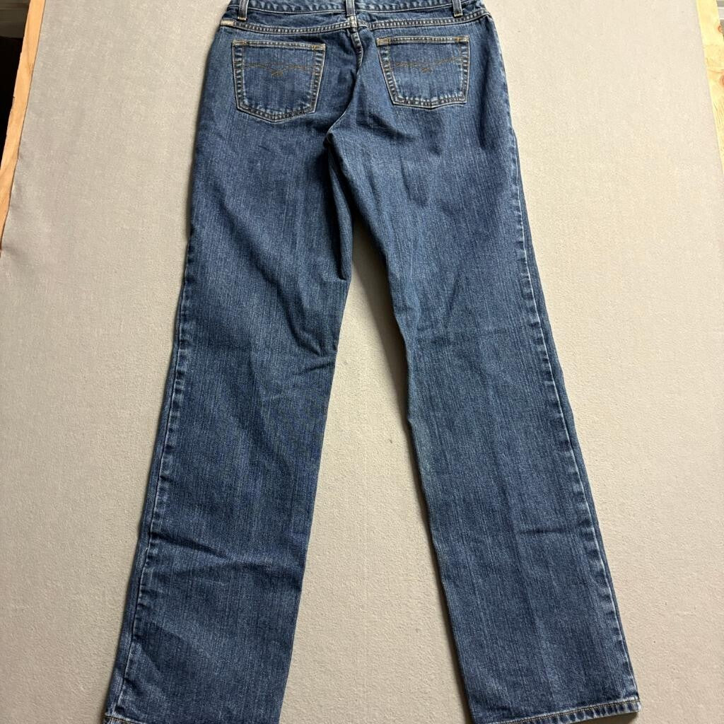 Cruel Girl Slim Jeans Womens 15 X-Long Blue Denim High Rise Straight Leg Western