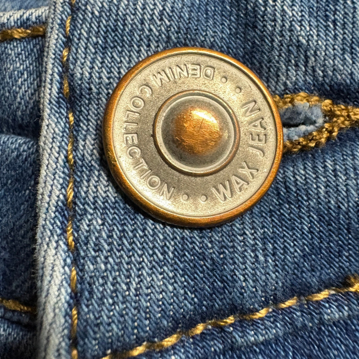 Wax Jean Collection Cargo Jeans Womens 1/25 Blue Denim Utility Carpenter Pants