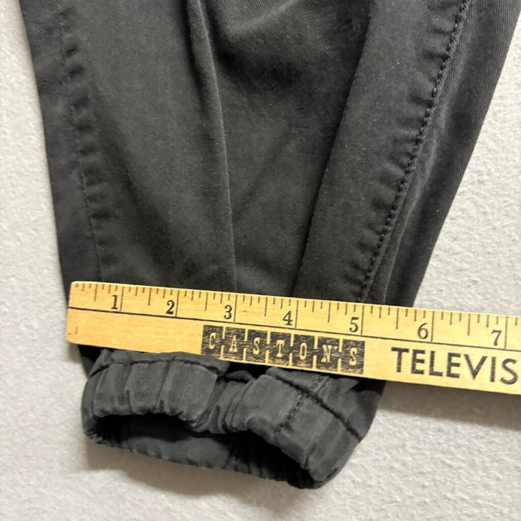 Levi's Women's Jogger Pants Size L Black Drawstring Elastic Waist Cotton Blend