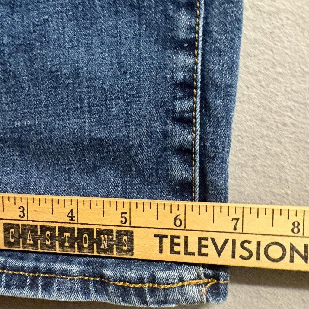 Lucky Brand 410 Athletic Straight Jeans Mens 34x34 Blue Denim Stretch Pants