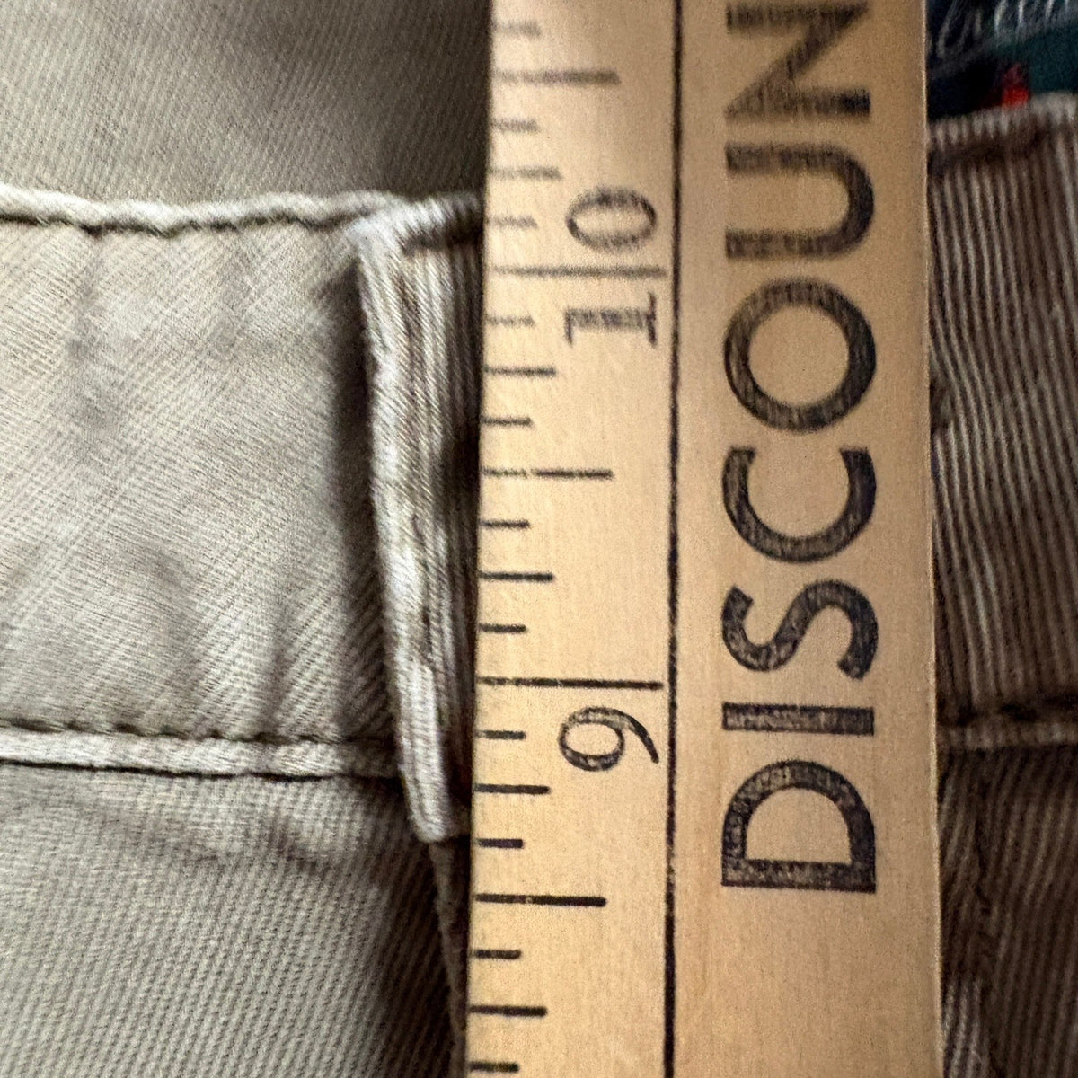 Woolrich Women's Khaki Stretch Pants Size 34/32 Brown Cotton Blend Straight Leg