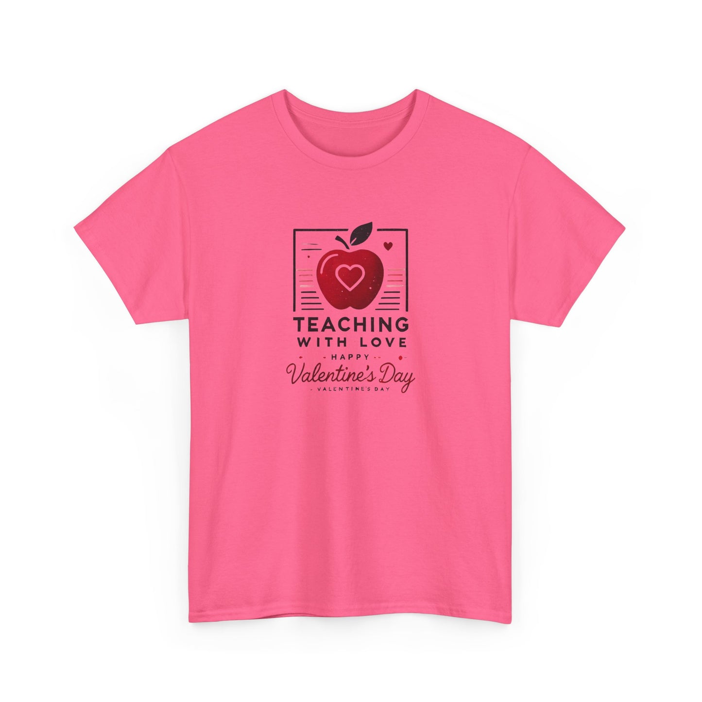 T-Shirt Teacher with Love Valentines Day Gift For Her