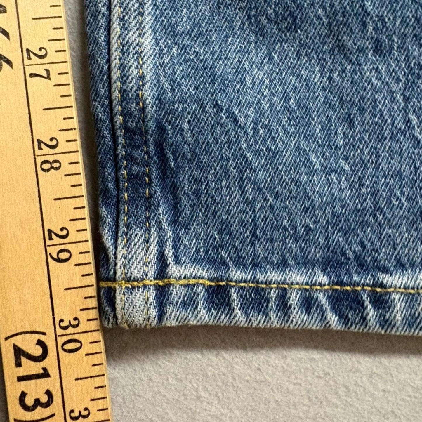 Free Assembly Slim Jeans Mens 29x30 Dark Wash Blue Denim Stretch New with Tags