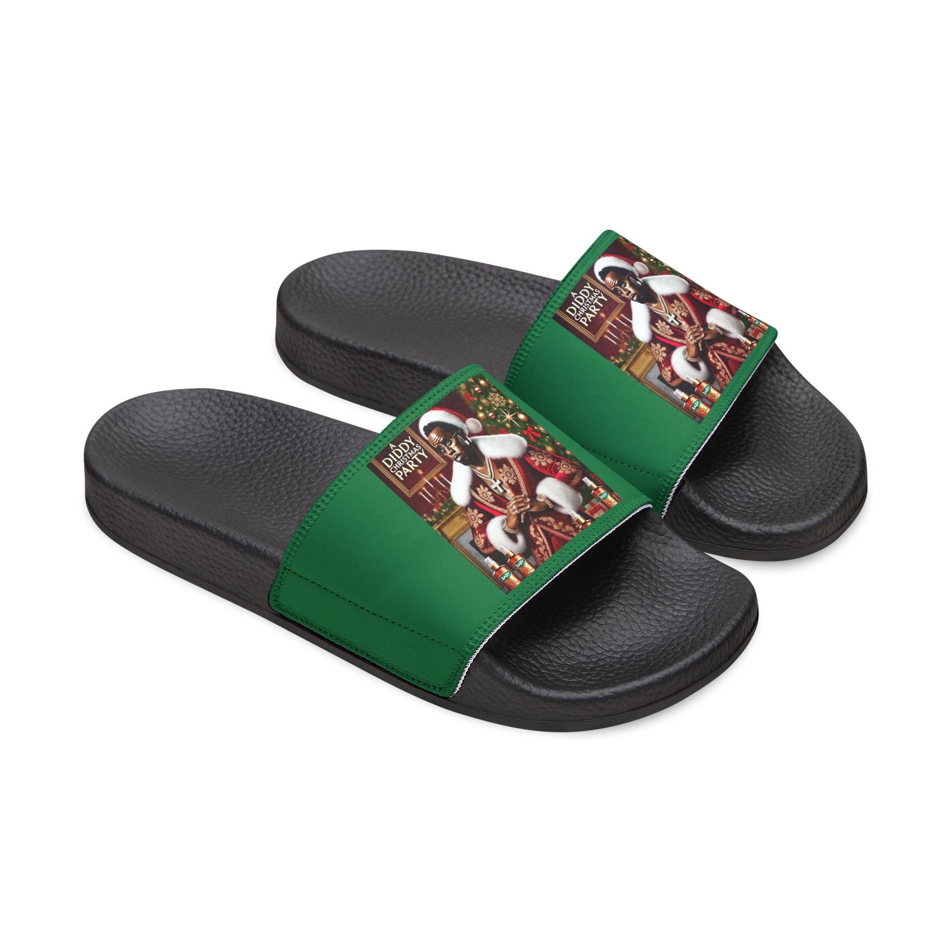 Diddy Christmas Party Men's Removable-Strap Sandals Printify