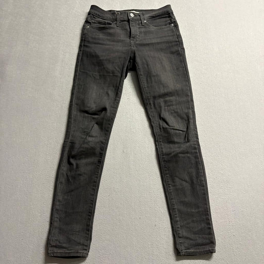 Levis 311 Shaping Skinny Jeans Womens 26 Gray Denim Stretch Mid Rise