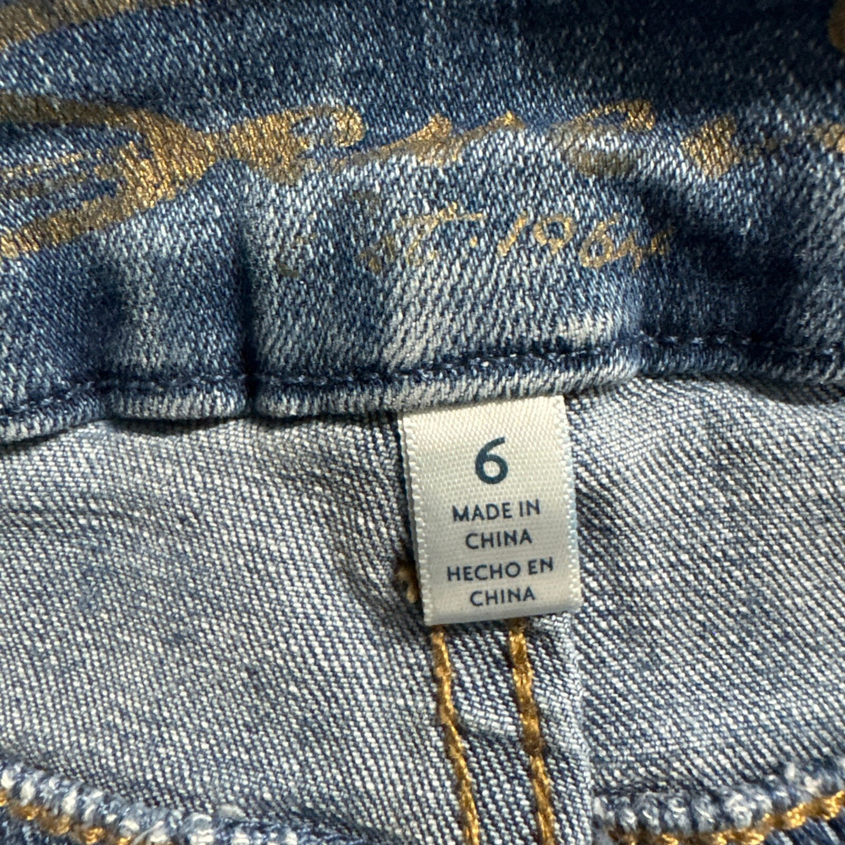 Seven7 Skinny Jeans Womens Size 6 Blue Denim Stretch Medium Wash