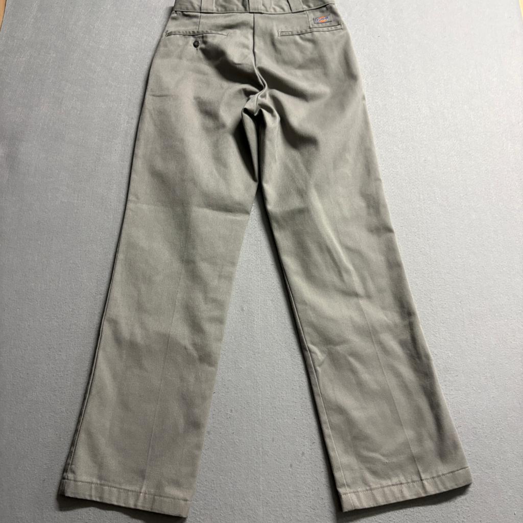 Dickies 874 Original Fit Work Pants Mens 28x32 Gray Polyester Cotton Chino