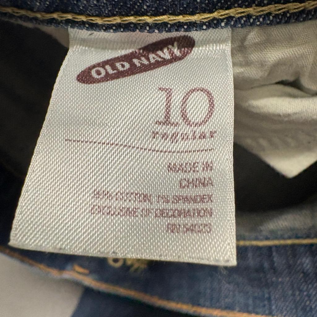 Old Navy The Sweetheart Jeans Womens 10 Regular Blue Denim Straight Leg Stretch