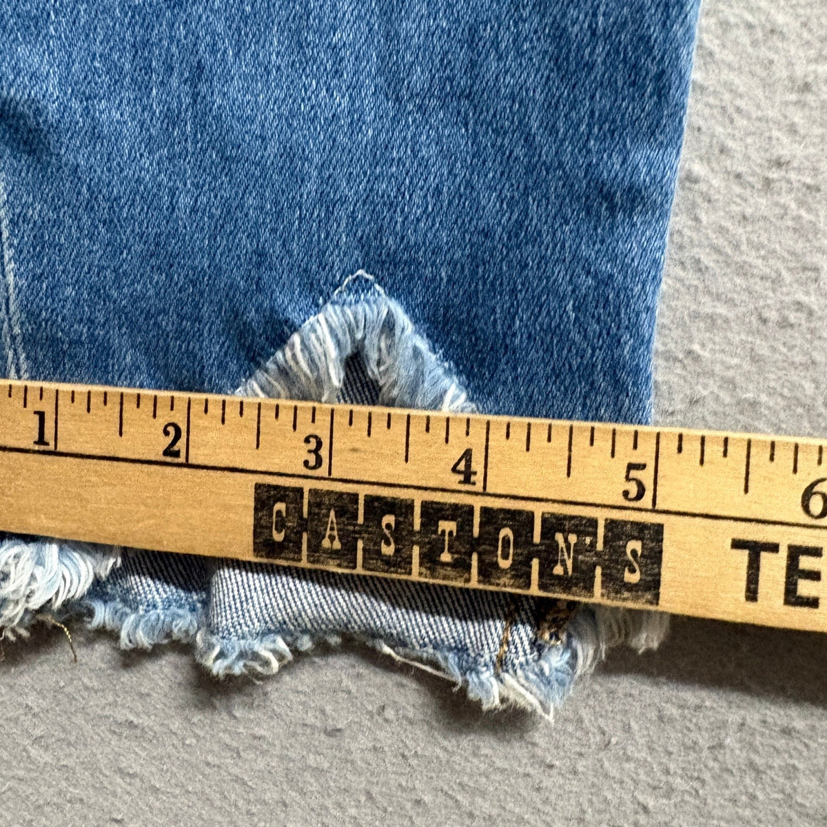 Frame Denim Ali High Rise Cigarette Jeans Women Size 27 Blue Raw Step Hem