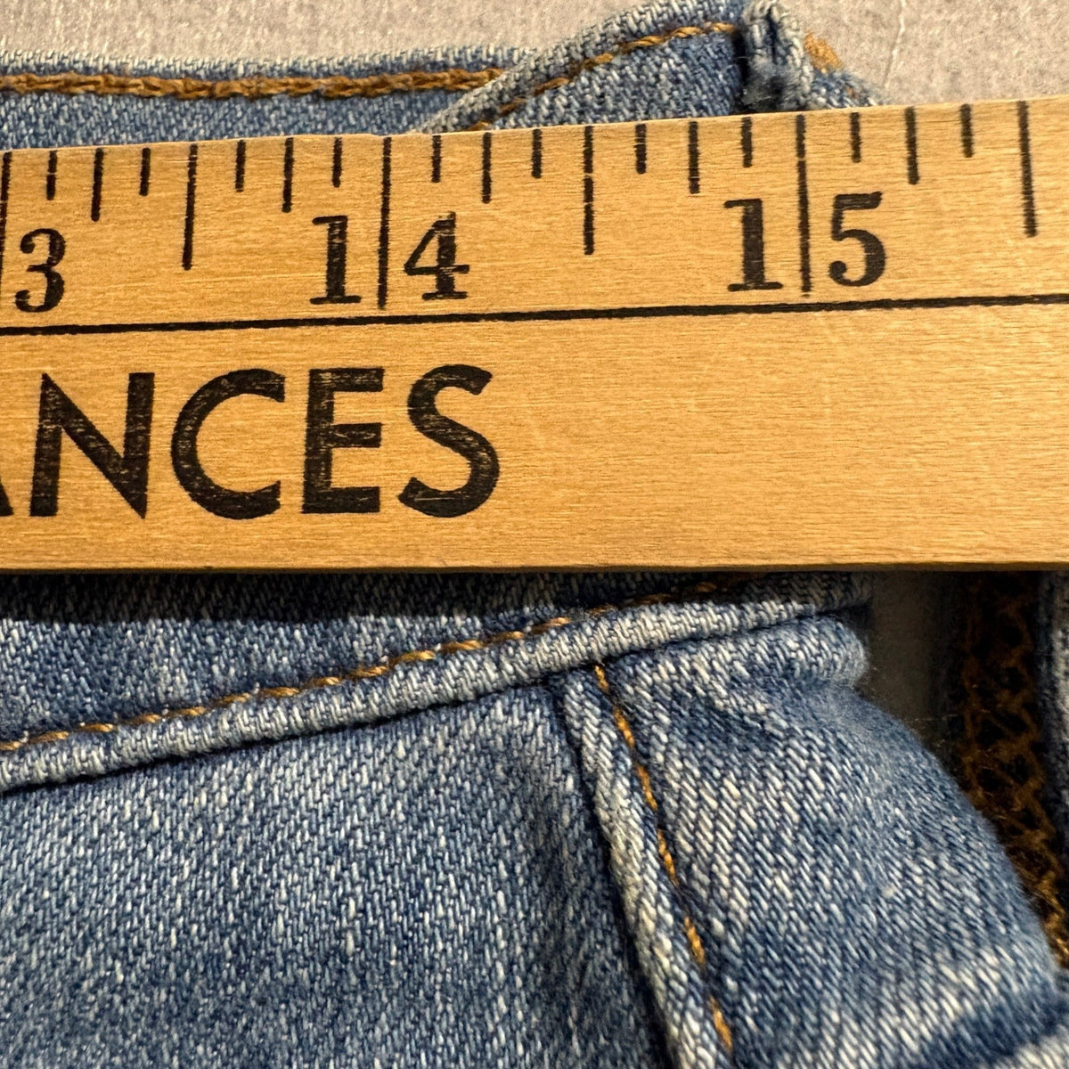 Madewell The Perfect Vintage Jean Womens 27 Blue Distressed Raw Hem High Rise