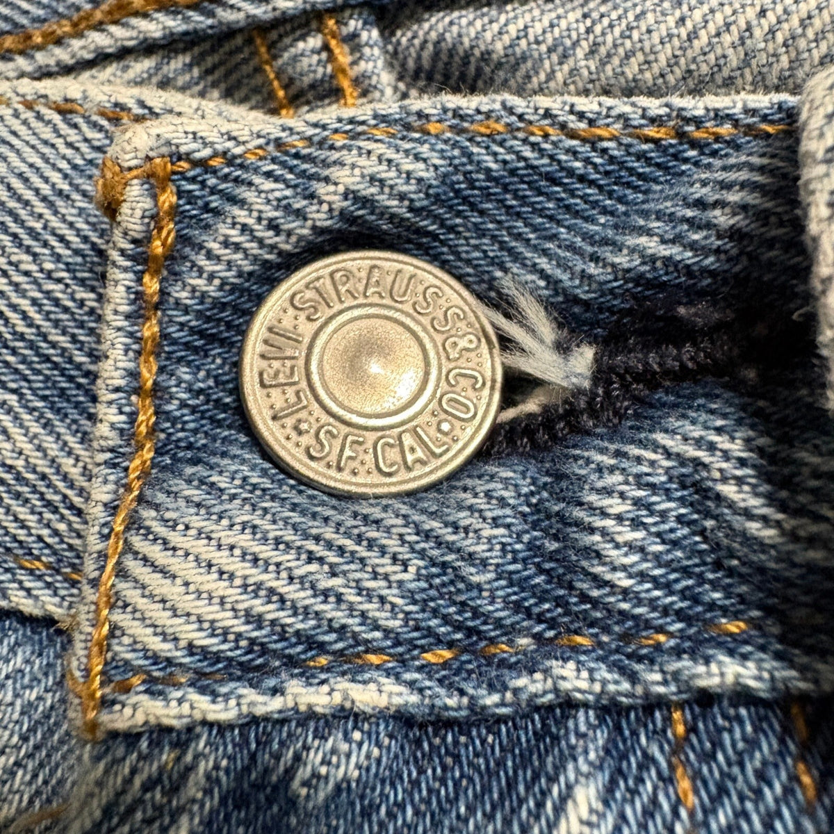 Levi's 501 S Skinny Jeans Womens 26 Distressed Ripped Light Wash Denim Blue