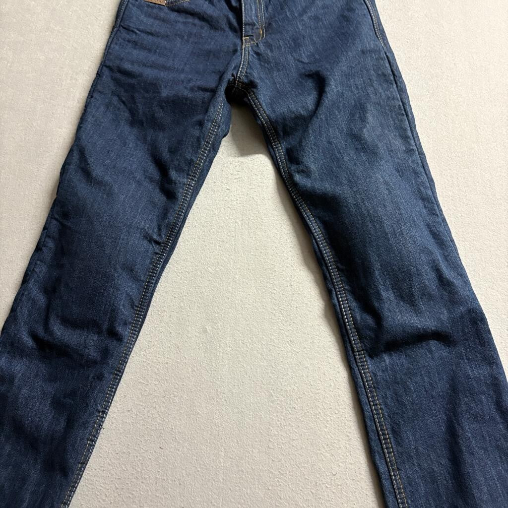 Iron Workers Kevlar Reinforced Motorcycle Riding Jeans Mens Size 6 Blue Denim
