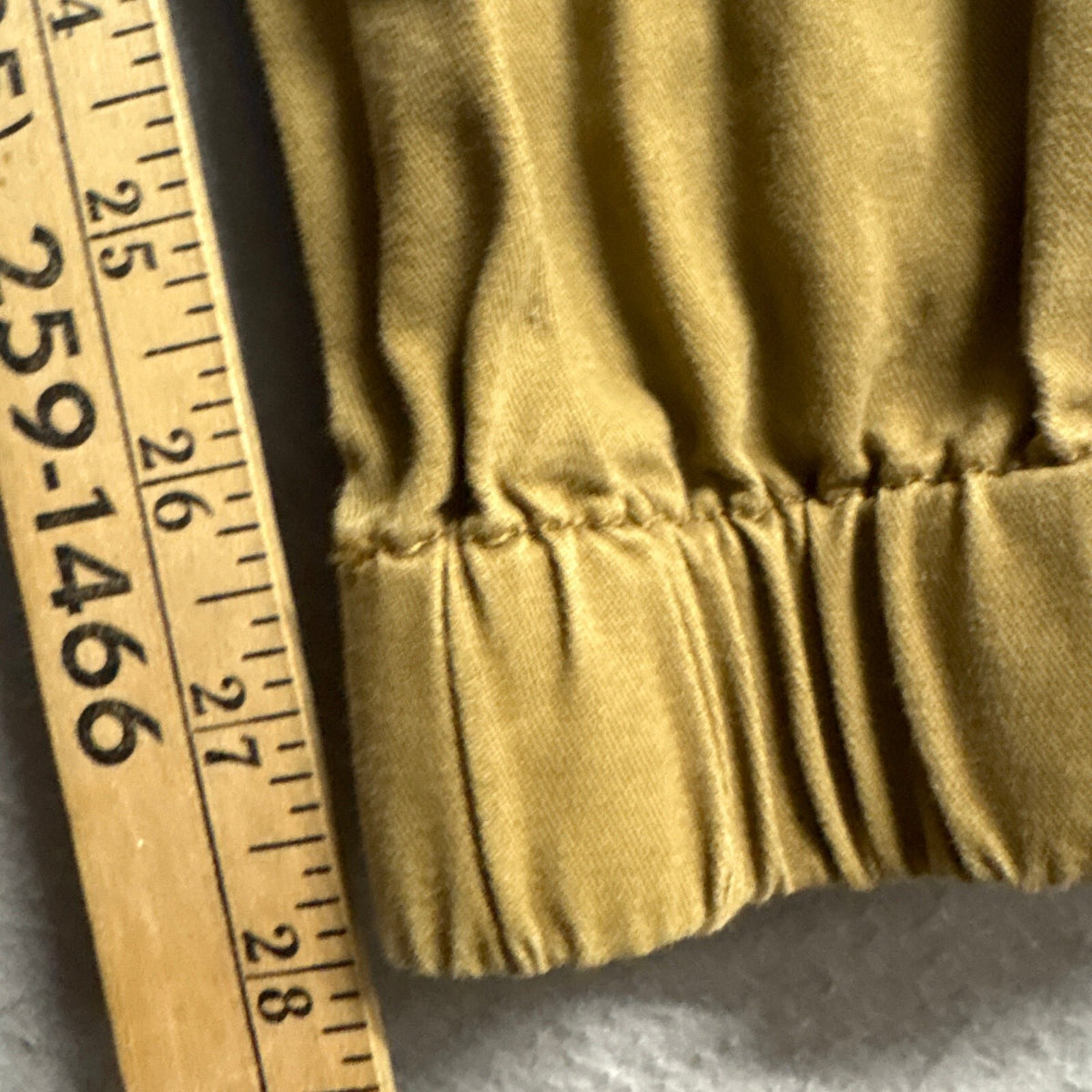 Aeropostale Mens Jogger Pants Large Tan Khaki Cotton Elastic Waist Drawstring