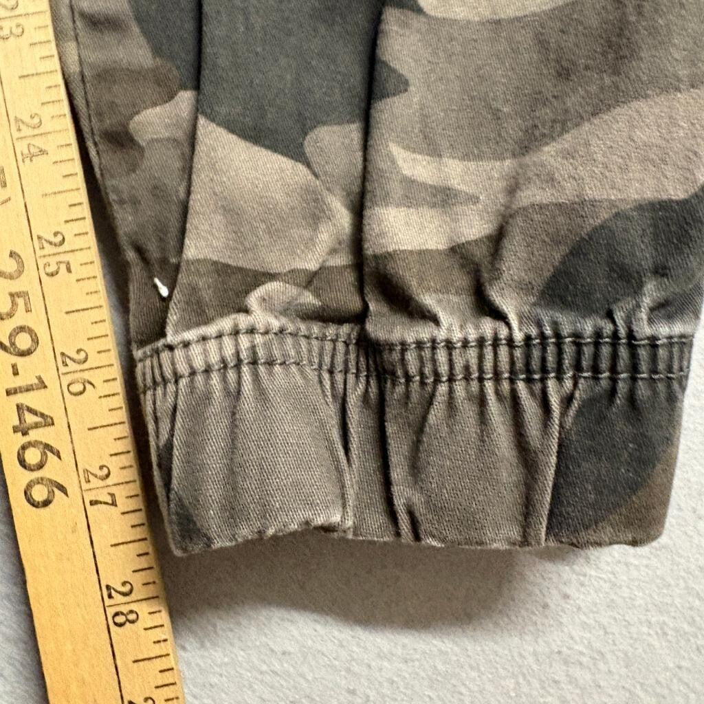 Denali Mens Cargo Jogger Pants Medium Camouflage Green Cotton Blend Drawstring