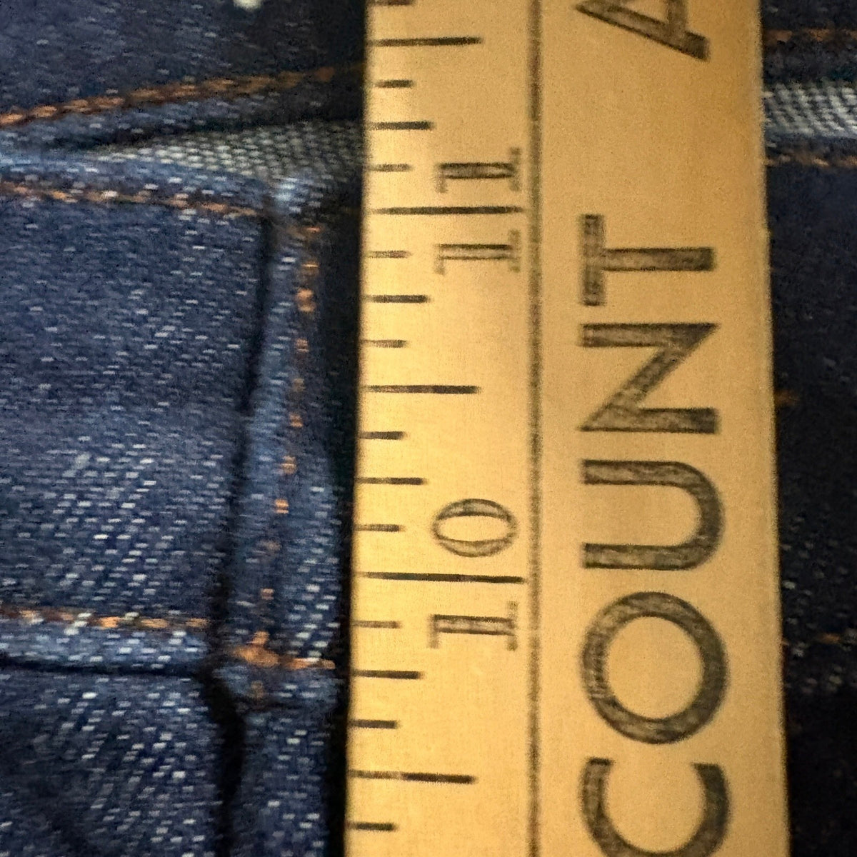 Rivete Denim Kick Crop Jeans Womens 29 Blue Dark Wash Stretch Flare Ankle High