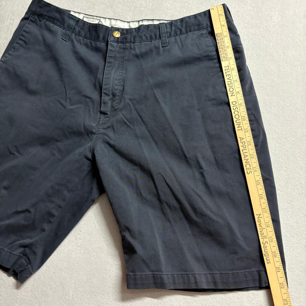 Volcom Frickin Modern Stretch Chino Shorts Mens 36 Black Cotton Blend Skate