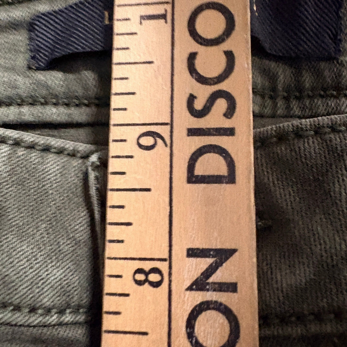 Liverpool Los Angeles The Hugger Skinny Jeans Womens 2/26 Olive Green Stretch
